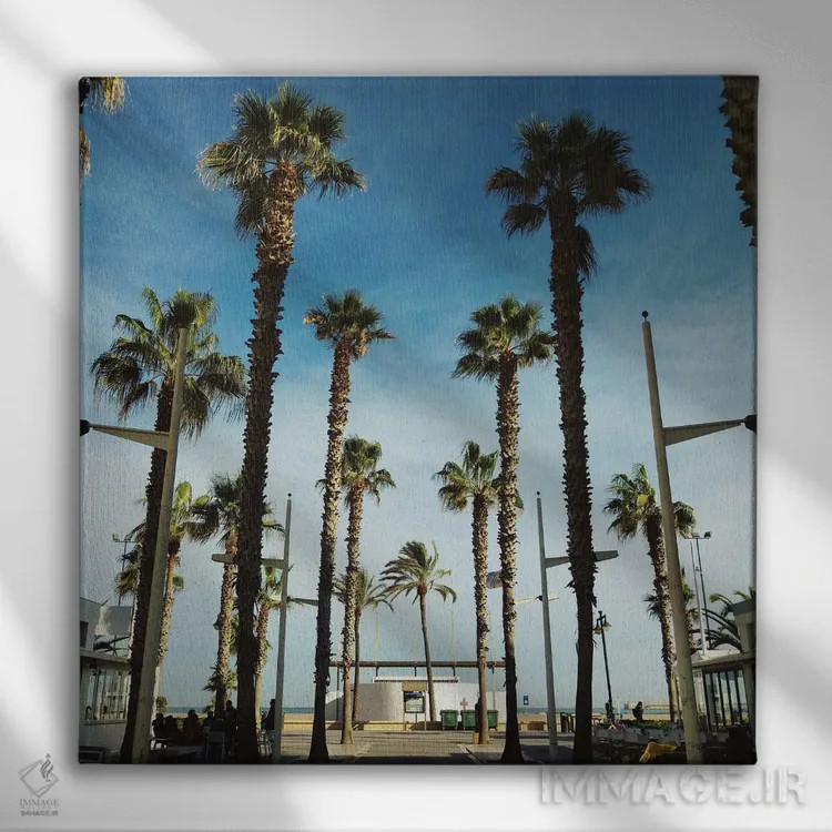 تابلو آزادی اثر آمادئوس لانگ - نمای روبهرو روی دیوار