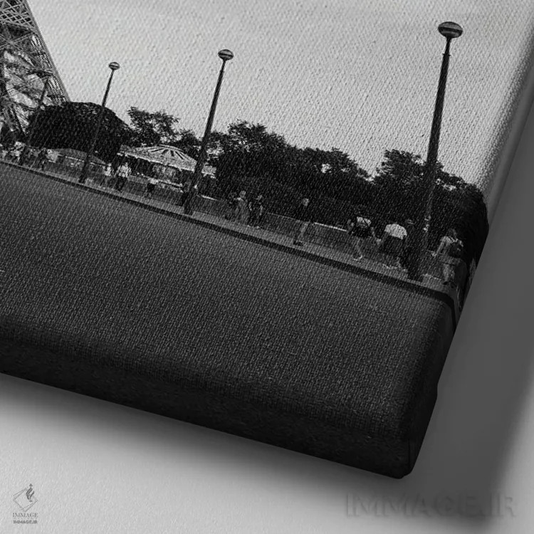 تابلو فلورانس اثر آمادئوس لانگ - نمای نزدیک بافت بوم