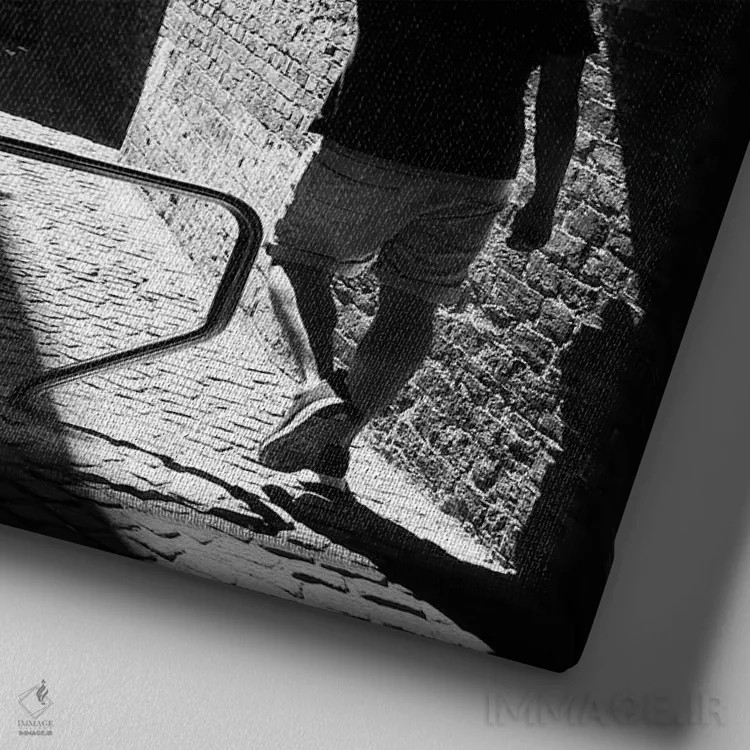 تابلو واشینگتن دیسی اثر آمادئوس لانگ - نمای نزدیک بافت بوم