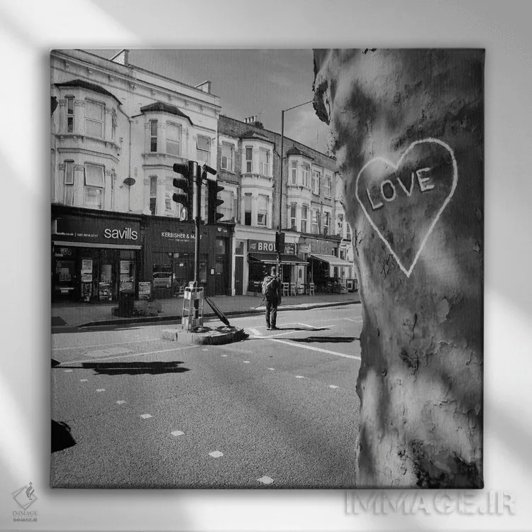 تابلو شدید تلاش کن اثر آمادئوس لانگ - نمای روبهرو روی دیوار