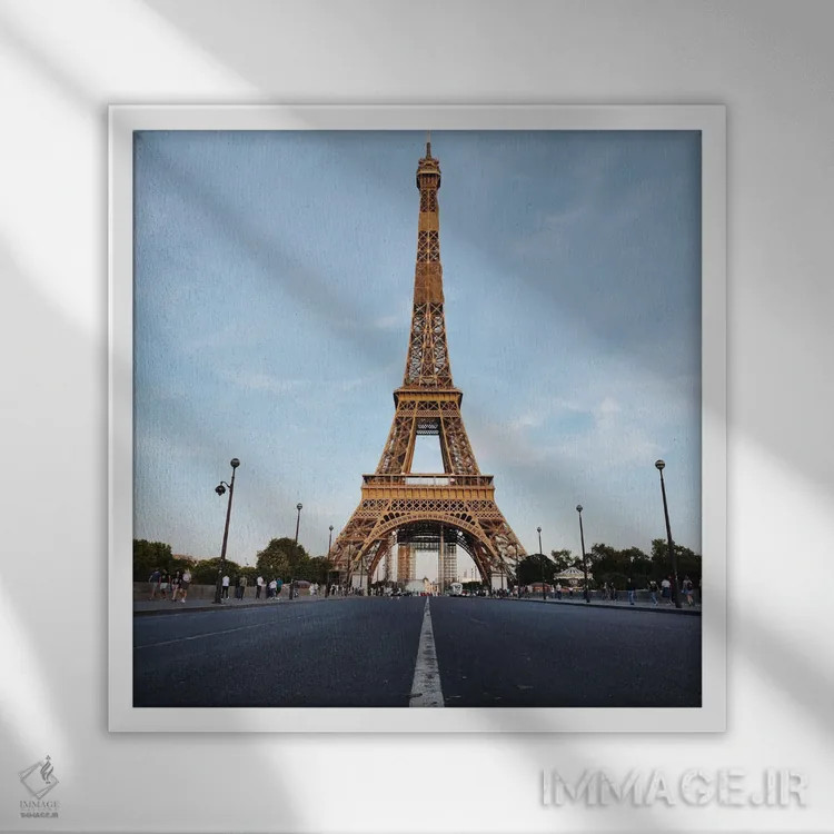 تابلو ایمان اثر آمادئوس لانگ - نمای قابدار سفید