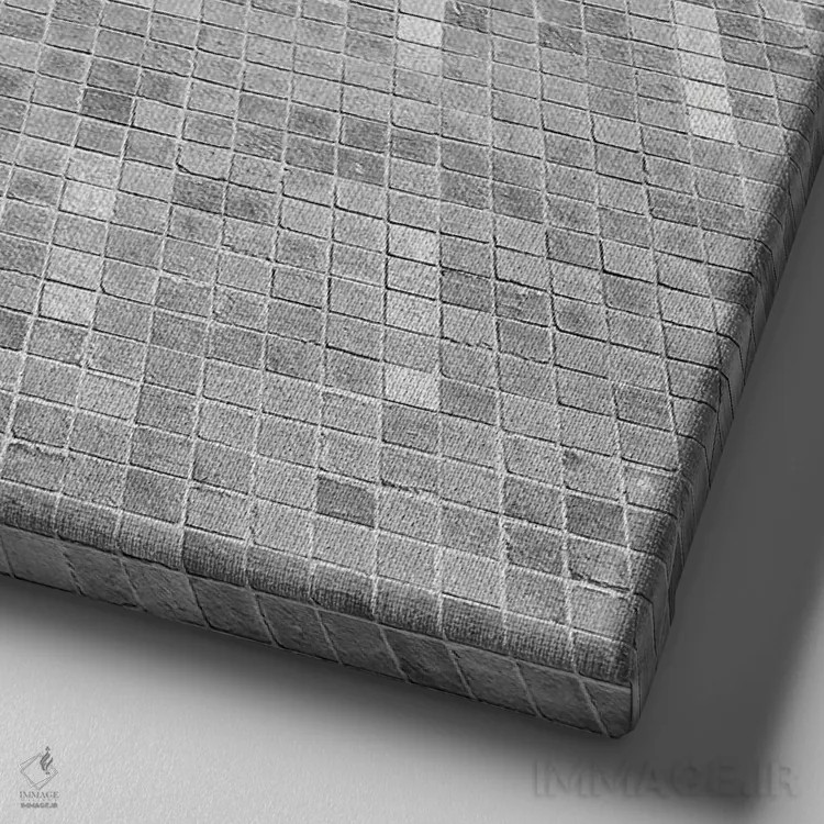 تابلو الهام بده اثر آمادئوس لانگ - نمای نزدیک بافت بوم