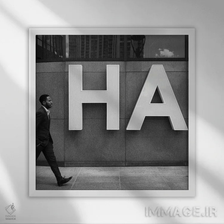 تابلو گلاسگو اثر آمادئوس لانگ - نمای قابدار سفید