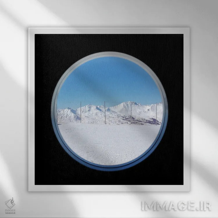 تابلو ایمان داشته باش اثر آمادئوس لانگ - نمای قابدار سفید