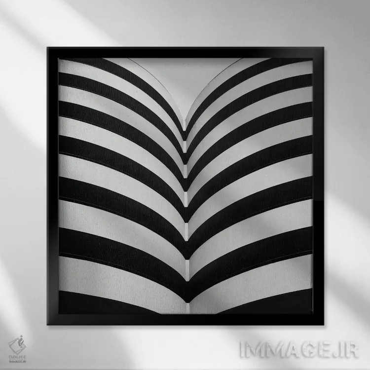 تابلو لس آنجلس اثر آمادئوس لانگ - نمای قابدار مشکی