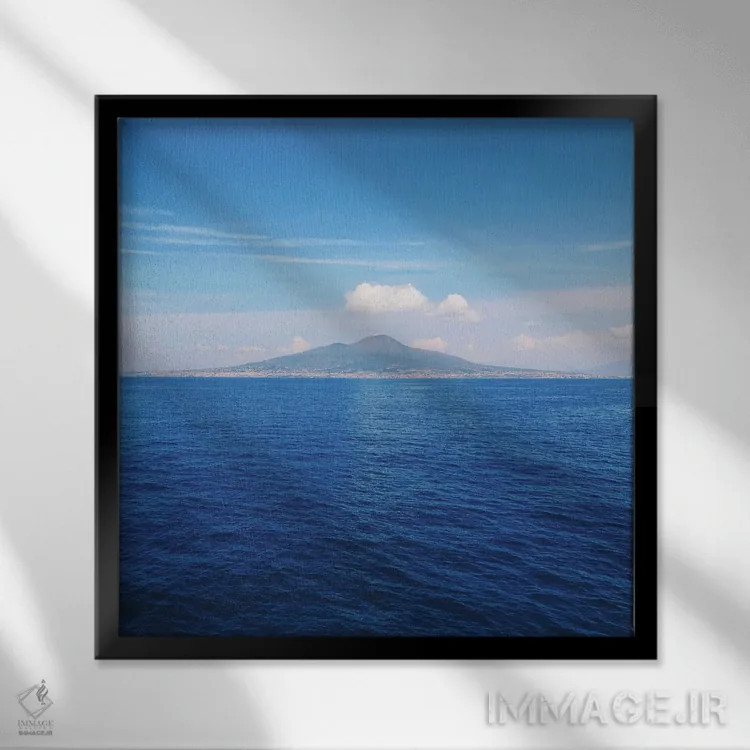 تابلو لیسبون اثر آمادئوس لانگ - نمای قابدار مشکی