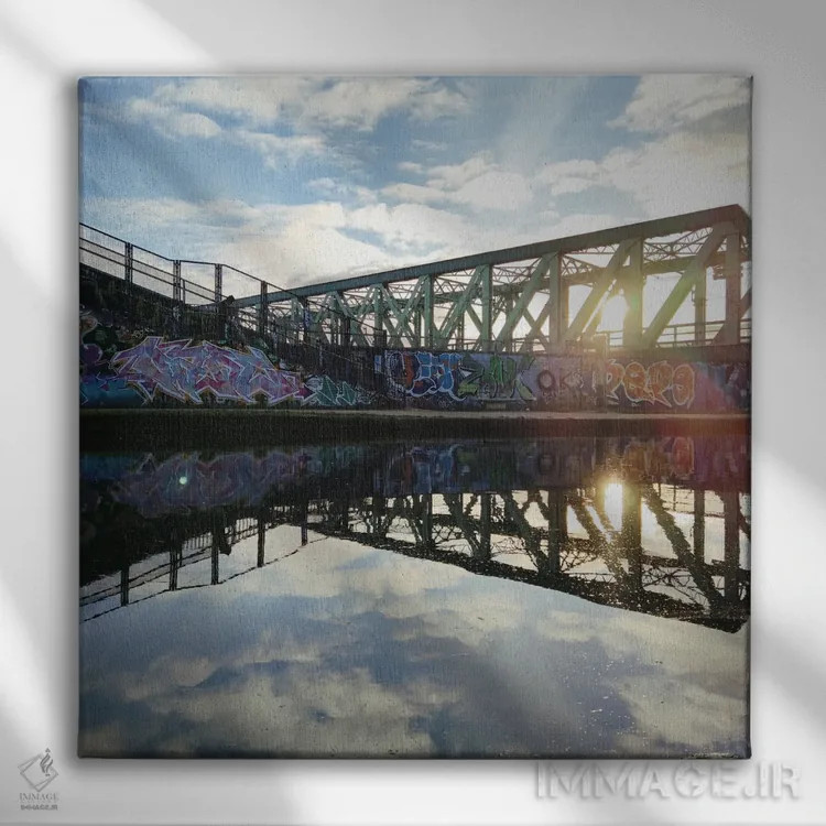 تابلو مونیخ اثر آمادئوس لانگ - نمای روبهرو روی دیوار