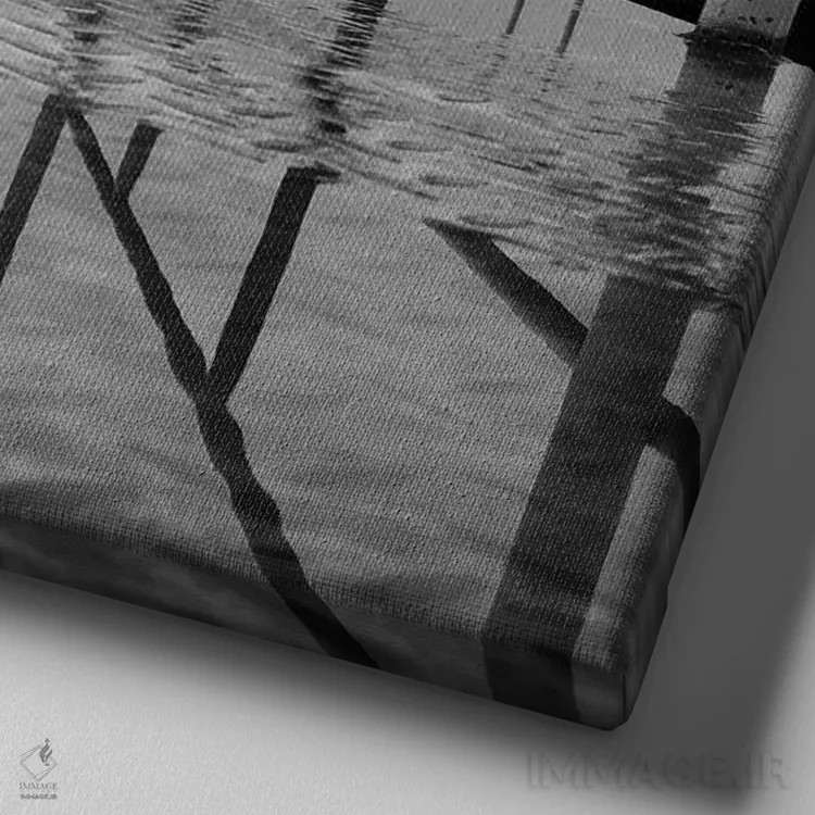 تابلو اشتباهات نشانهٔ تلاش توست اثر آمادئوس لانگ - نمای نزدیک بافت بوم