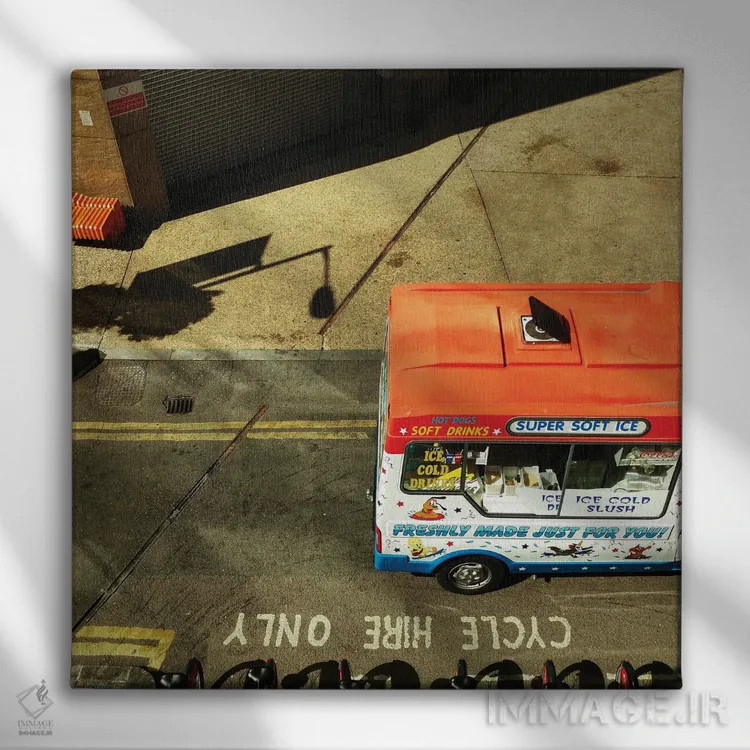 تابلو سان فرانسیسکو اثر آمادئوس لانگ - نمای روبهرو روی دیوار