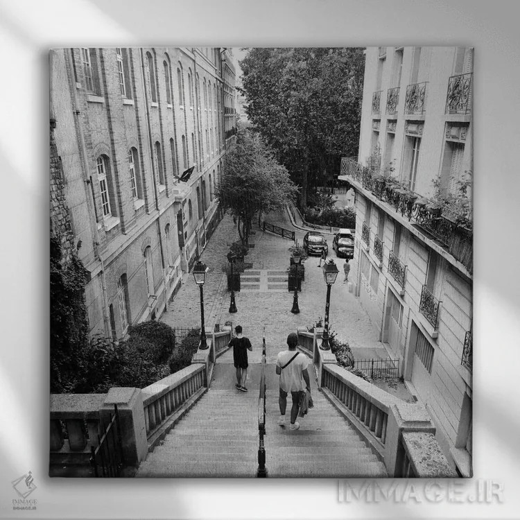 تابلو پراگ اثر آمادئوس لانگ - نمای روبهرو روی دیوار