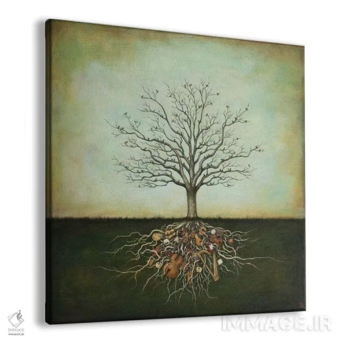 تابلو رویاپردازان کیهانی اثر دوی هوین - نمای پرسپکتیو محصول