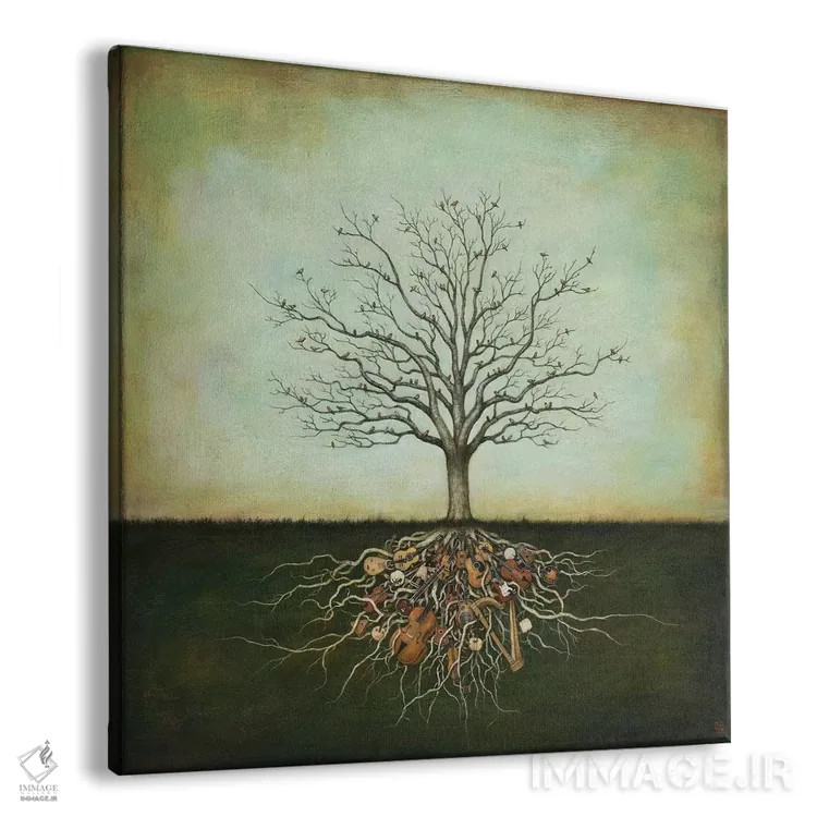 تابلو رویاپردازان کیهانی اثر دوی هوین - نمای پرسپکتیو محصول