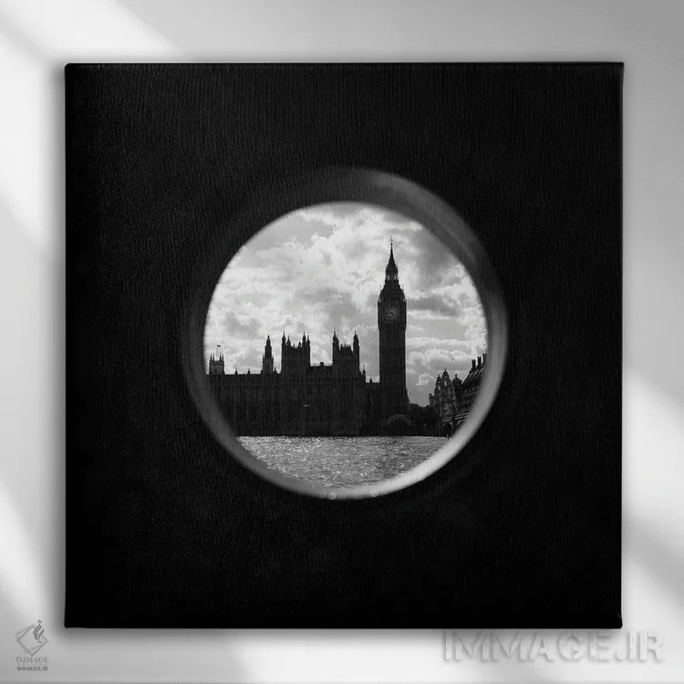 تابلو بوستون اثر آمادئوس لانگ - نمای روبهرو روی دیوار