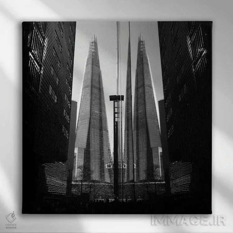 تابلو پاریس اثر آمادئوس لانگ - نمای روبهرو روی دیوار