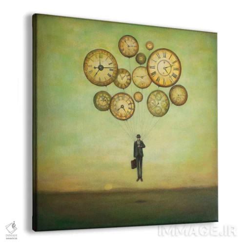 تابلو انتظار برای پرواز زمان اثر دوی هوین - نمای پرسپکتیو محصول