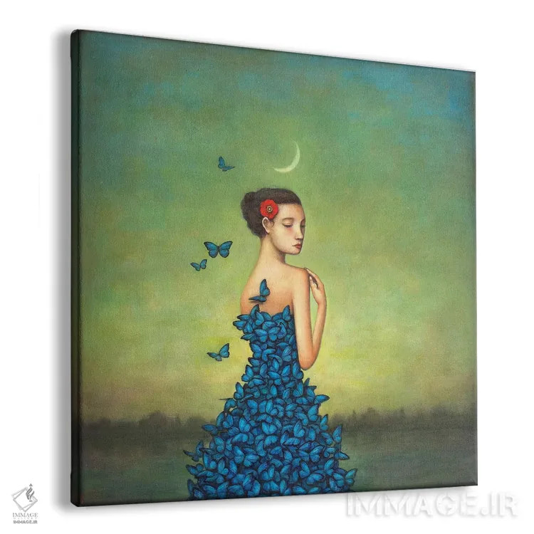 تابلو شادی در میان ابرها اثر دوی هوین - نمای پرسپکتیو محصول