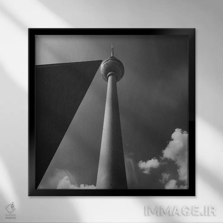 تابلو توکیو اثر آمادئوس لانگ - نمای قابدار مشکی