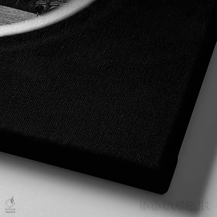 تابلو بوستون اثر آمادئوس لانگ - نمای نزدیک بافت بوم