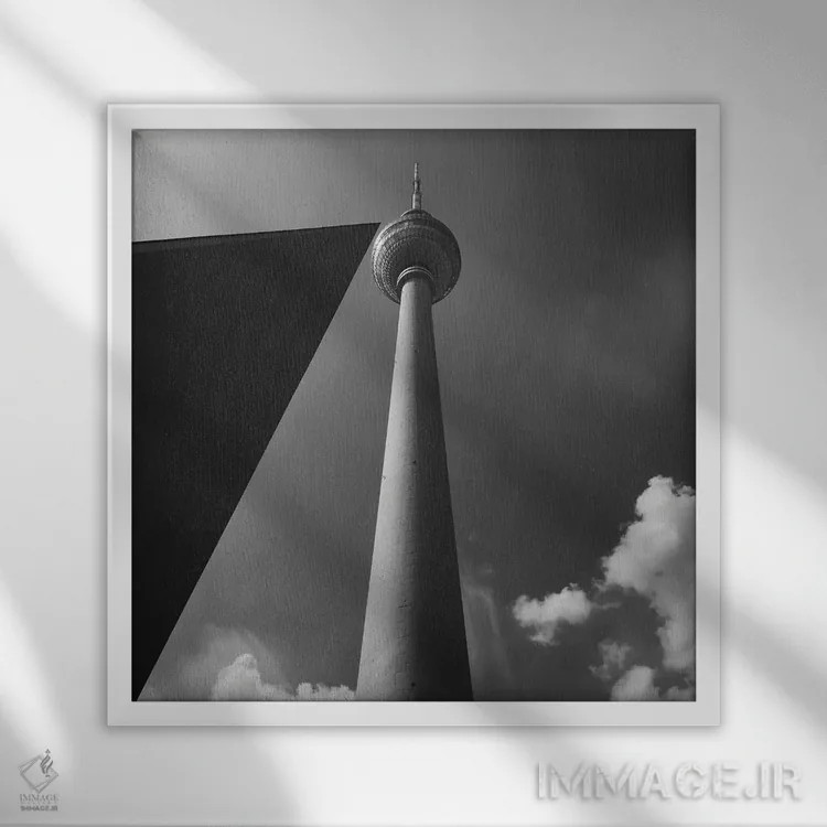 تابلو توکیو اثر آمادئوس لانگ - نمای قابدار سفید