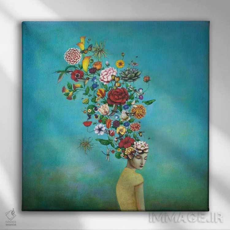 تابلو کاوشگران غبار ستارهای اثر دوی هوین - نمای روبهرو روی دیوار