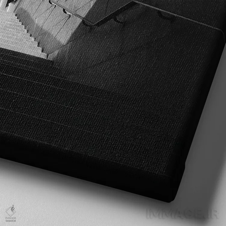 تابلو فرصت را غنیمت شمار (کارپه دیم) اثر آمادئوس لانگ - نمای نزدیک بافت بوم