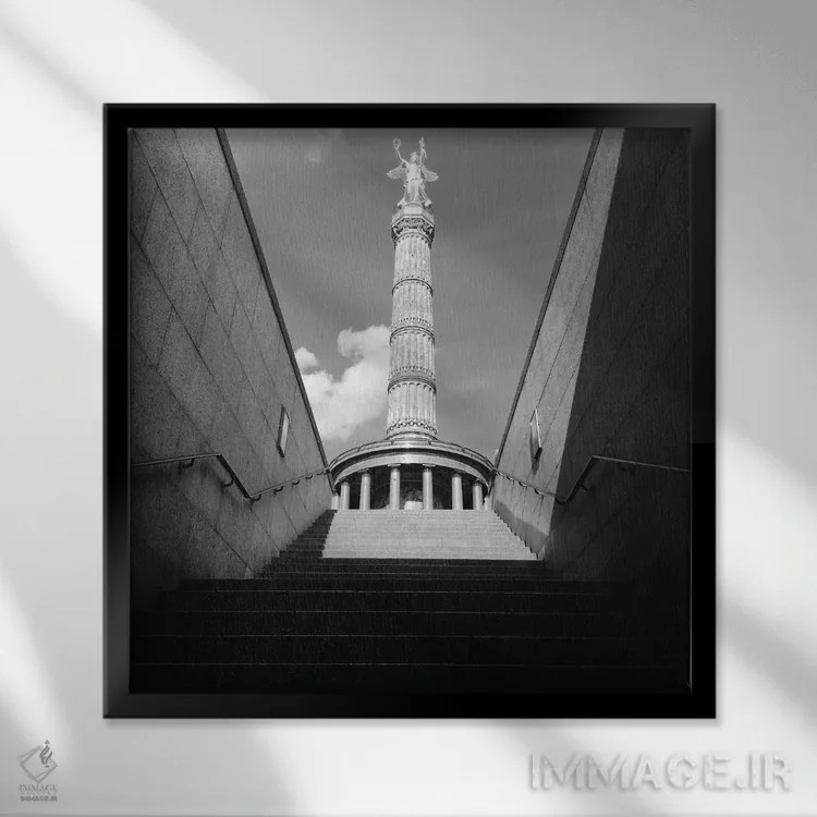 تابلو فرصت را غنیمت شمار (کارپه دیم) اثر آمادئوس لانگ - نمای قابدار مشکی