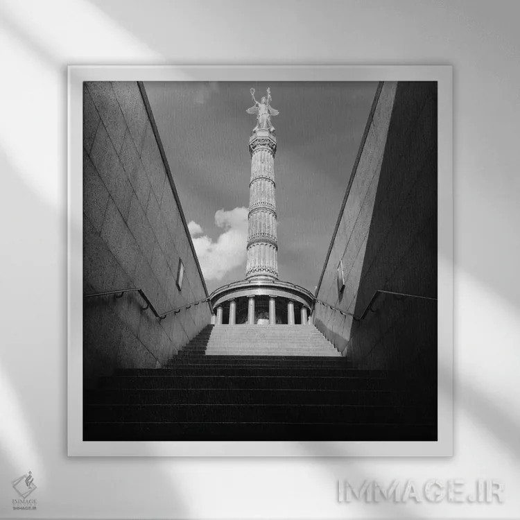 تابلو فرصت را غنیمت شمار (کارپه دیم) اثر آمادئوس لانگ - نمای قابدار سفید