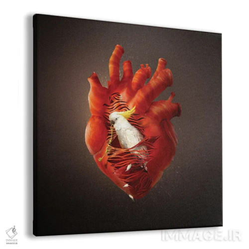 تابلو قلبی که میگشاید اثر دیوگو وریسیمو - نمای پرسپکتیو محصول