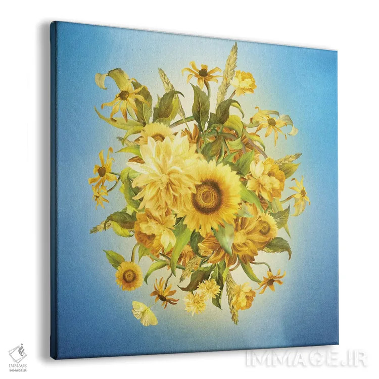 تابلو گلهای آفتاب اثر دیوگو وریسیمو - نمای پرسپکتیو محصول