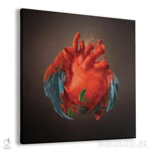 تابلو قلب بالدار اثر دیوگو وریسیمو - نمای پرسپکتیو محصول