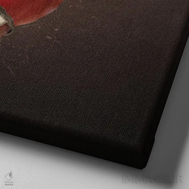 تابلو قلب شکننده اثر دیوگو وریسیمو - نمای نزدیک بافت بوم