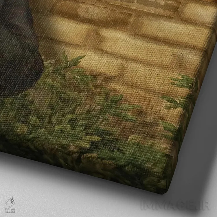 تابلو ذهن سرگردان اثر دیوگو وریسیمو - نمای نزدیک بافت بوم