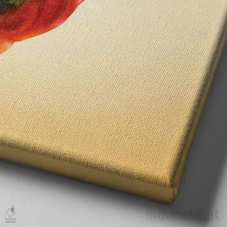 تابلو قلب شناور اثر دیوگو وریسیمو - نمای نزدیک بافت بوم