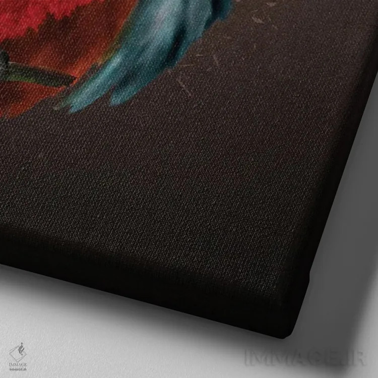 تابلو قلب بالدار اثر دیوگو وریسیمو - نمای نزدیک بافت بوم