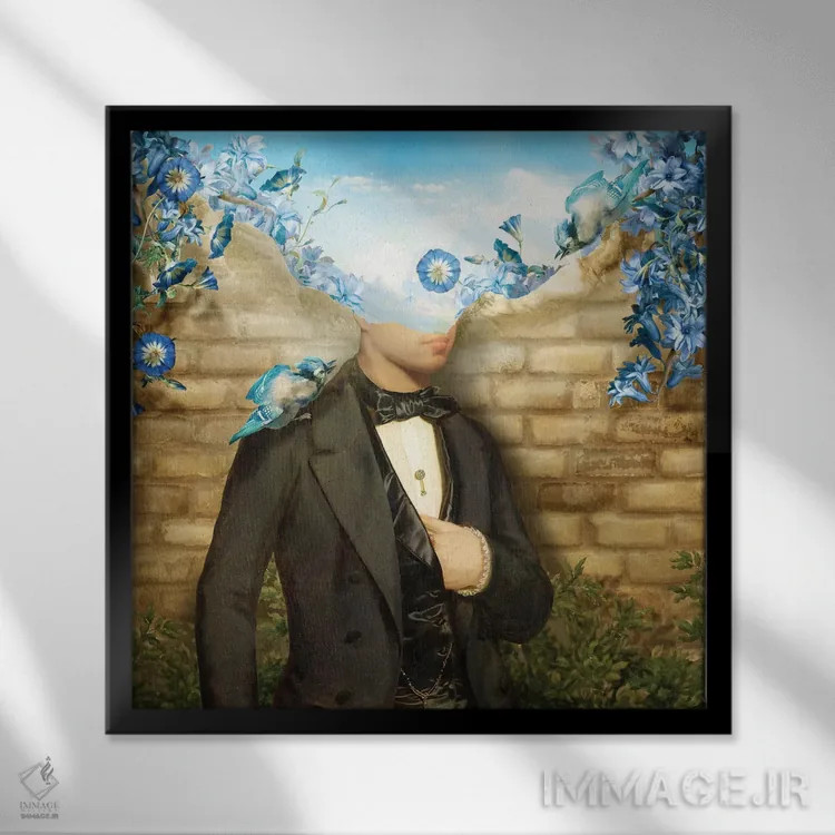 تابلو ذهن سرگردان اثر دیوگو وریسیمو - نمای قابدار مشکی