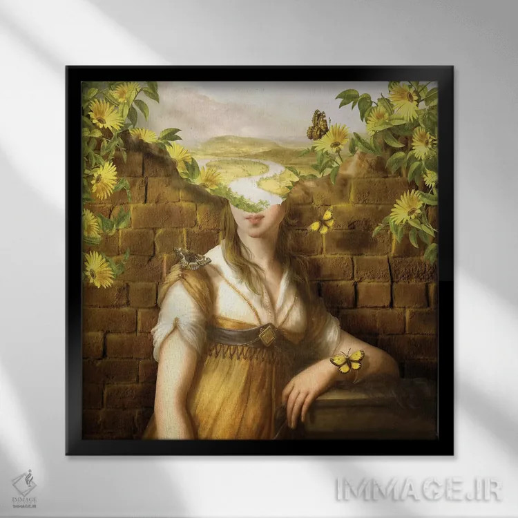 تابلو ذهن سرگردان اثر دیوگو وریسیمو - نمای قابدار مشکی