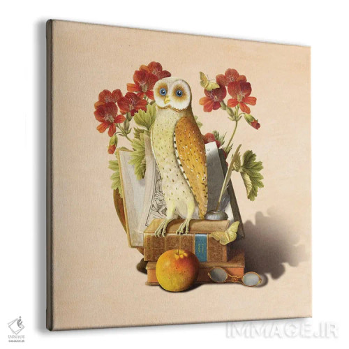 تابلو جغد کارآموز اثر دیوگو وریسیمو - نمای پرسپکتیو محصول