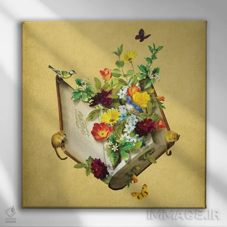 تابلو باغ رازآلود اثر دیوگو وریسیمو - نمای روبهرو روی دیوار