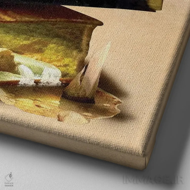 تابلو به سرزمینهای دور اثر دیوگو وریسیمو - نمای نزدیک بافت بوم