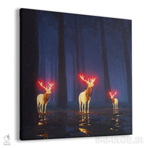 تابلو جنگل سرخوشی اثر داوانش آتری - نمای پرسپکتیو محصول