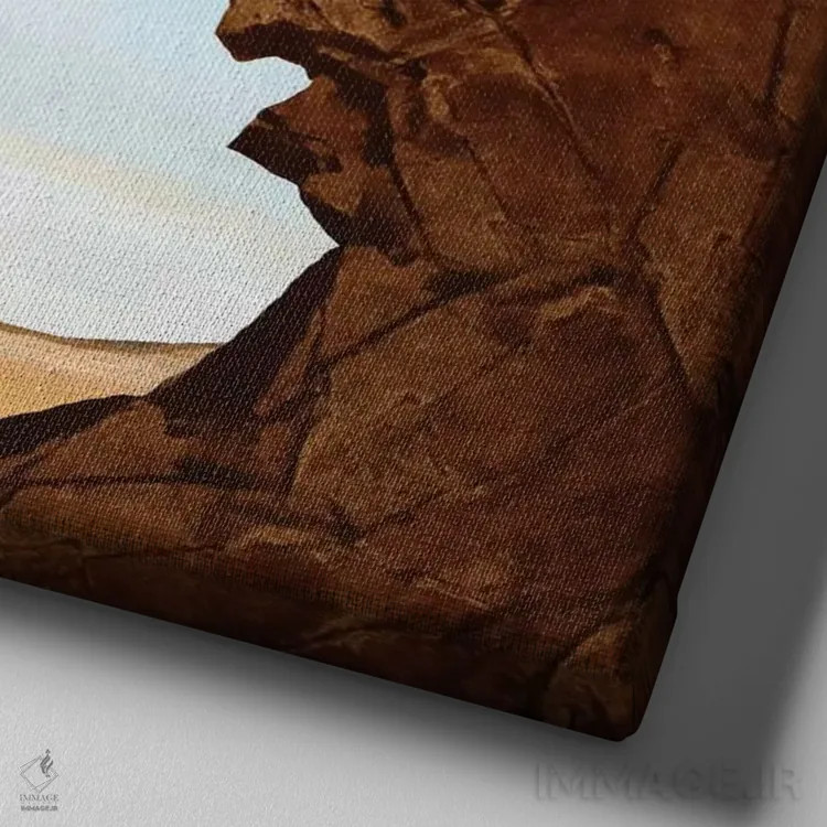 تابلو پیرمرد اثر دیوگو وریسیمو - نمای نزدیک بافت بوم