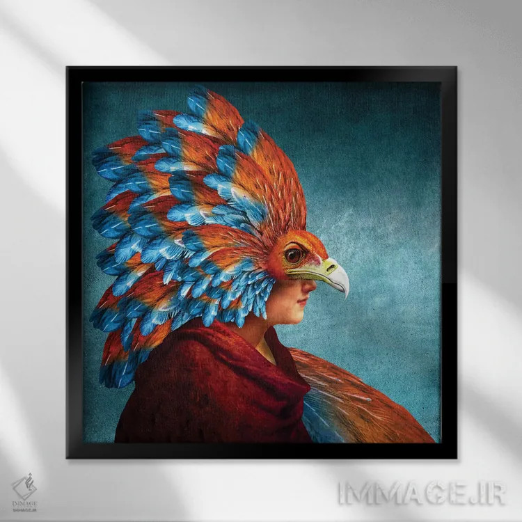 تابلو آزاداندیش/آزادرو اثر دیوگو وریسیمو - نمای قابدار مشکی