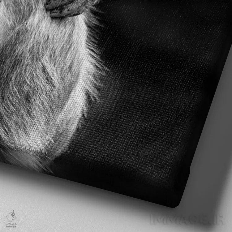 تابلو کنجکاو اثر دیوید گارباورر - نمای نزدیک بافت بوم