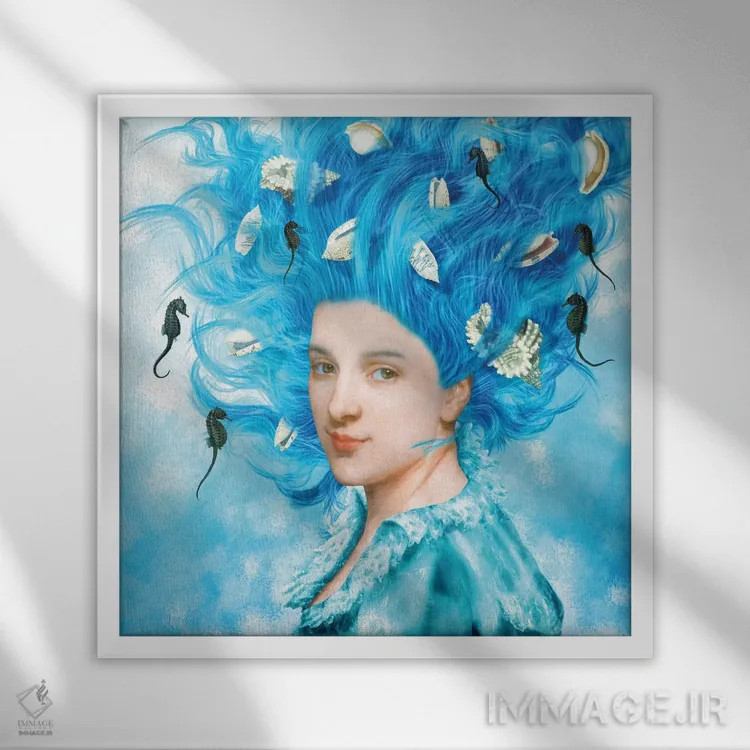 تابلو آوازهای نجواگونه اثر دیوگو وریسیمو - نمای قابدار سفید