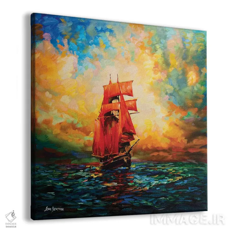 تابلو سفرهای خیالانگیز اثر لئون دوونیس - نمای پرسپکتیو محصول