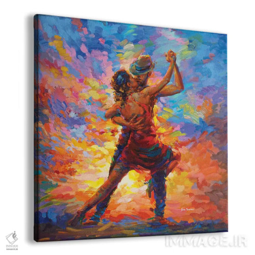 تابلو هنر تانگو اثر لئون دوونیس - نمای پرسپکتیو محصول