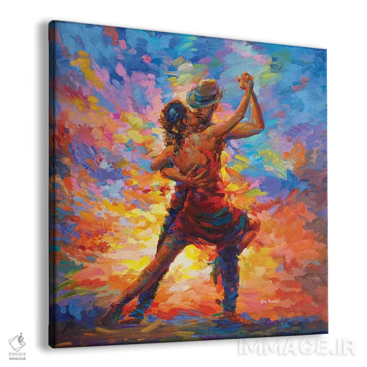 تابلو هنر تانگو اثر لئون دوونیس - نمای پرسپکتیو محصول