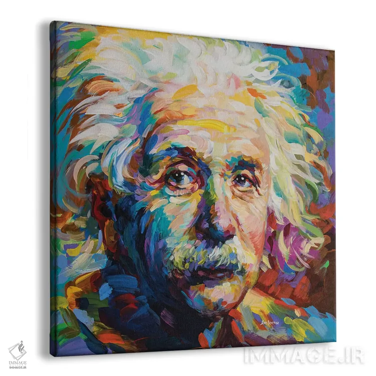 تابلو اینشتین اثر لئون دوونیس - نمای پرسپکتیو محصول