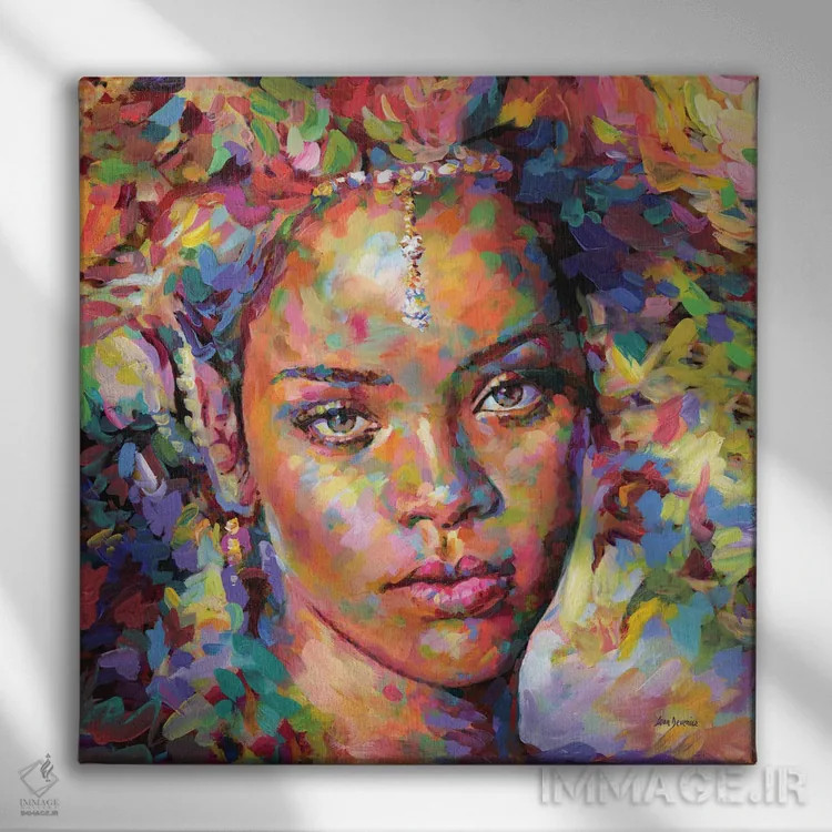 تابلو الماسها در آسمان اثر لئون دوونیس - نمای روبهرو روی دیوار