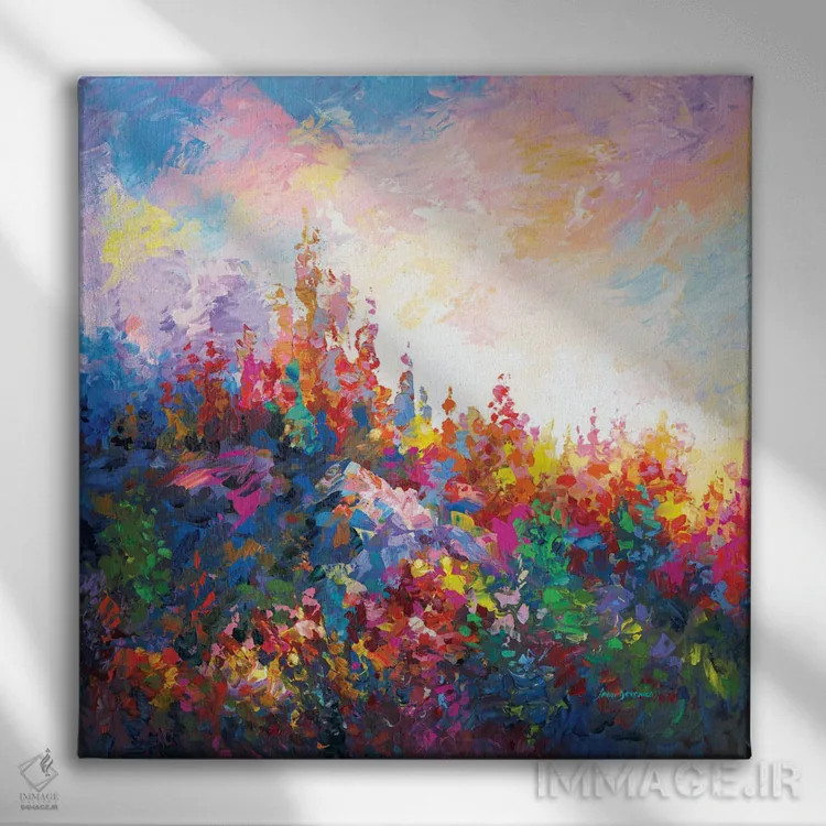 تابلو به سوی جنگل رؤیاها اثر لئون دوونیس - نمای روبهرو روی دیوار